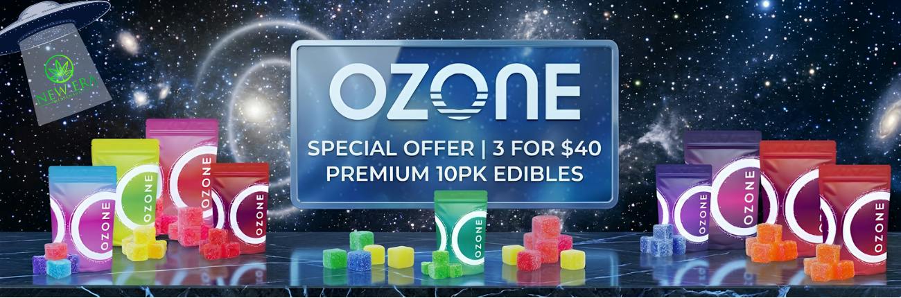 4 FOR $40 OZONE EDIBLES