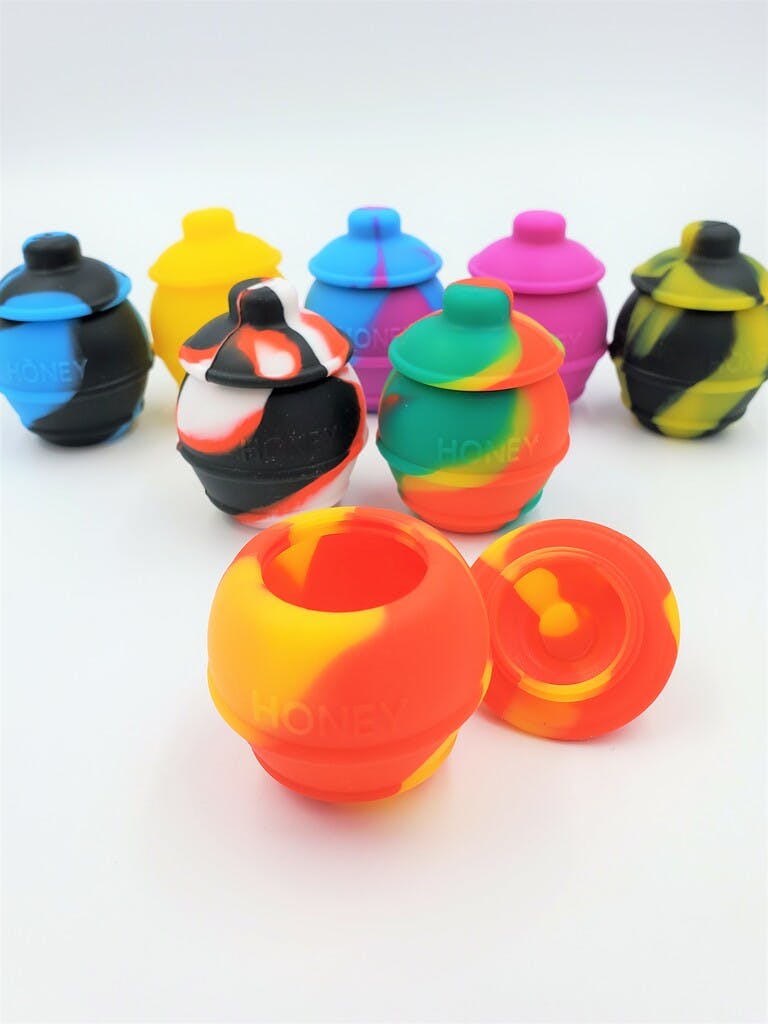 Ooze Honey Pot 8ML Silicone Container - Display of 30