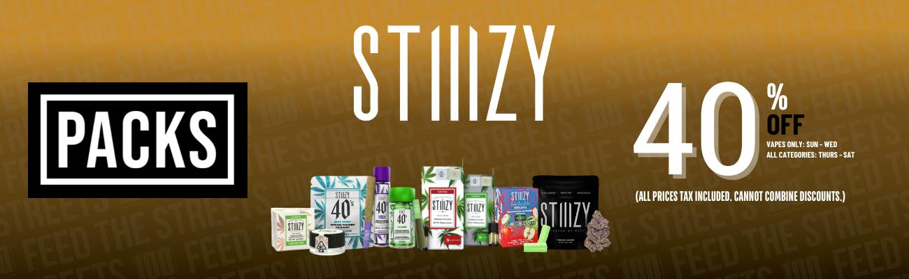 40% off all STIIIZY products