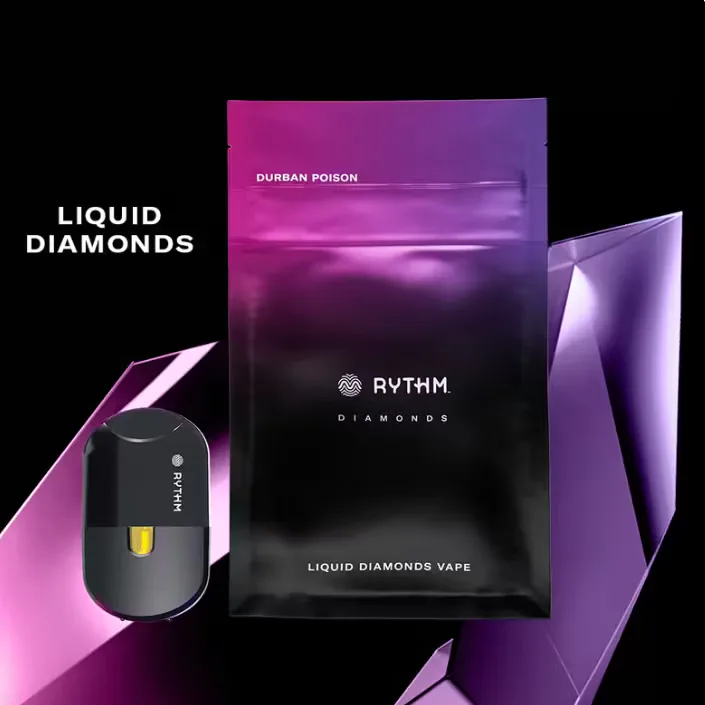 Rythm Durban Poison Liquid Diamonds Disposable - 1g - 1g | Vape Cartridges | Rythm | Indigo Dispensary (Rec) | 302 Crescent Boulevard Brooklawn, NJ 08030 Rythm Durban Poison Liquid Diamonds Disposable - 1g - 1g | Vape Cartridges | Rythm | Indigo Dispensary (Rec) | 302 Crescent Boulevard Brooklawn, NJ 08030