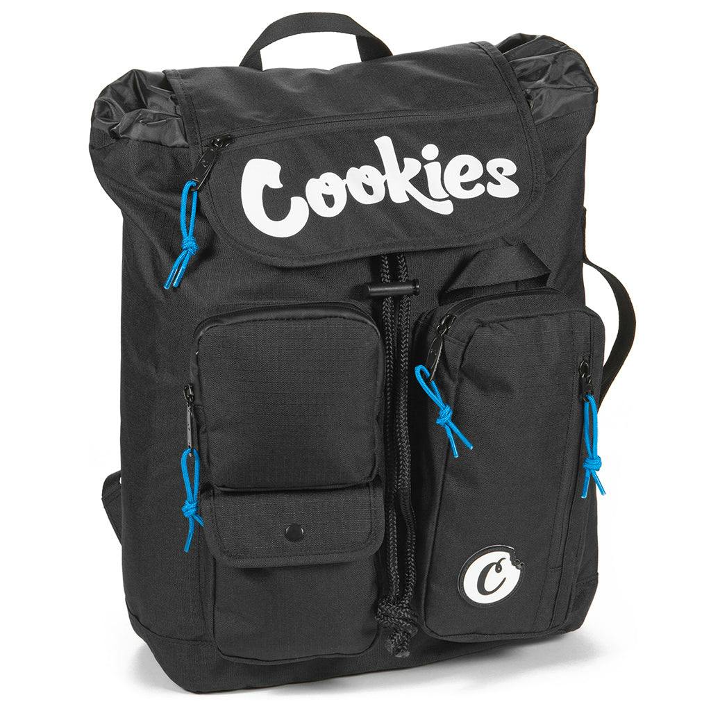 Cookies Voyager Weekend Backpack Black Merch Cookies Indigo Dispensary Rec 302 Crescent Boulevard Brooklawn NJ 08030