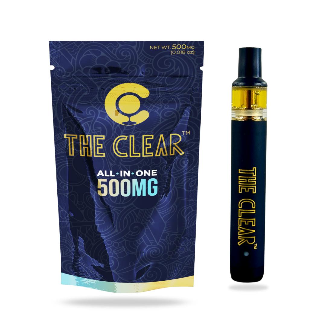 clear chronic disposable vape The Banana Cream - .5g - 0.5g | Cartridges | The Clear | Indigo Dispensary (Rec) Category_Buttonless Vaporizer Flavour:Peach Oolong RAZ RX 50000 Puffs
