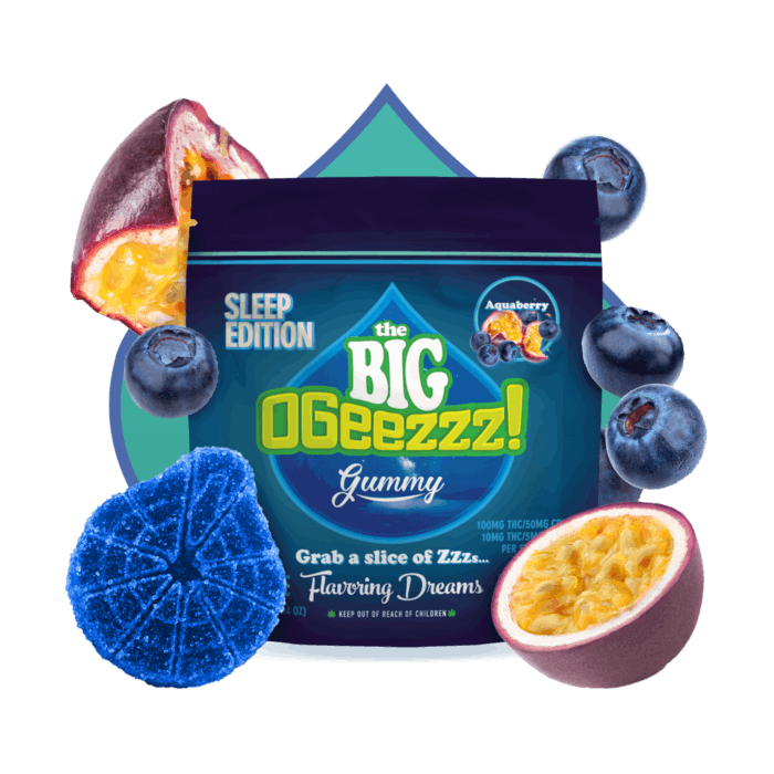 OGeez Big Sleep Edition Aquaberry 2:1 THC:CBN - 100mg - 100mg