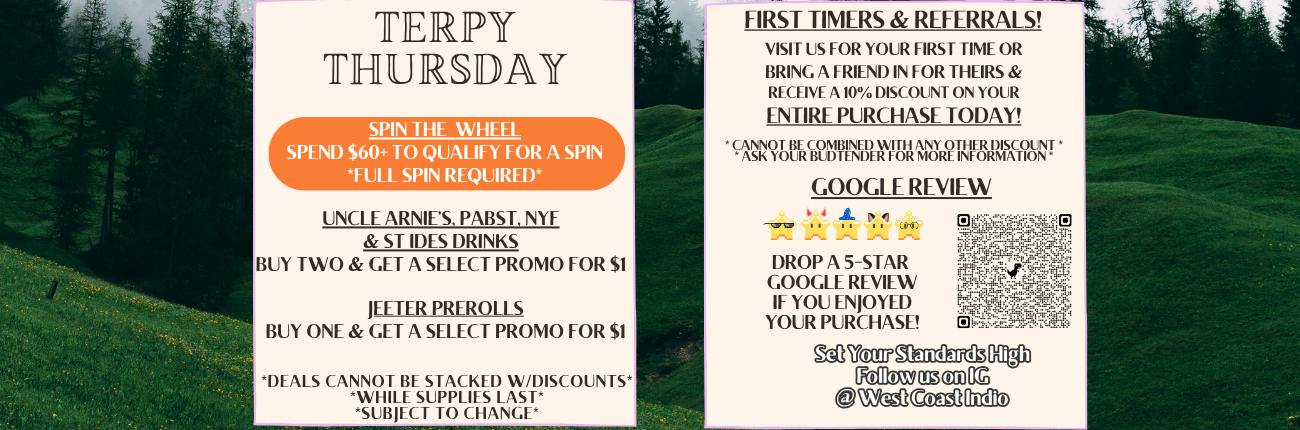 Terpy Thursday Banner (Indio Only)