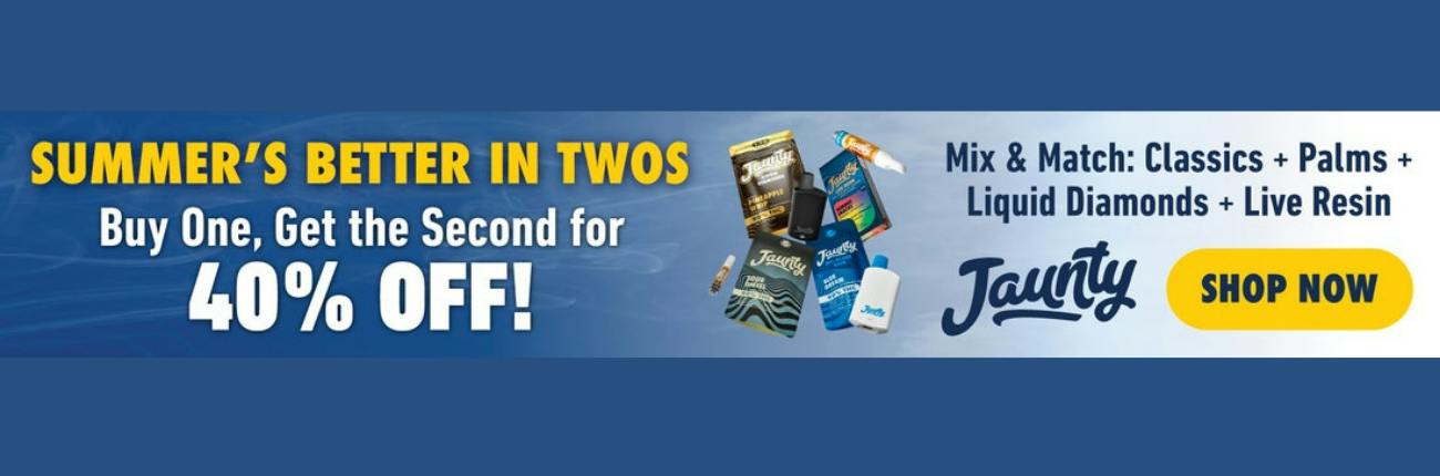All Jaunty Vapes Buy One , Get One 40% Off