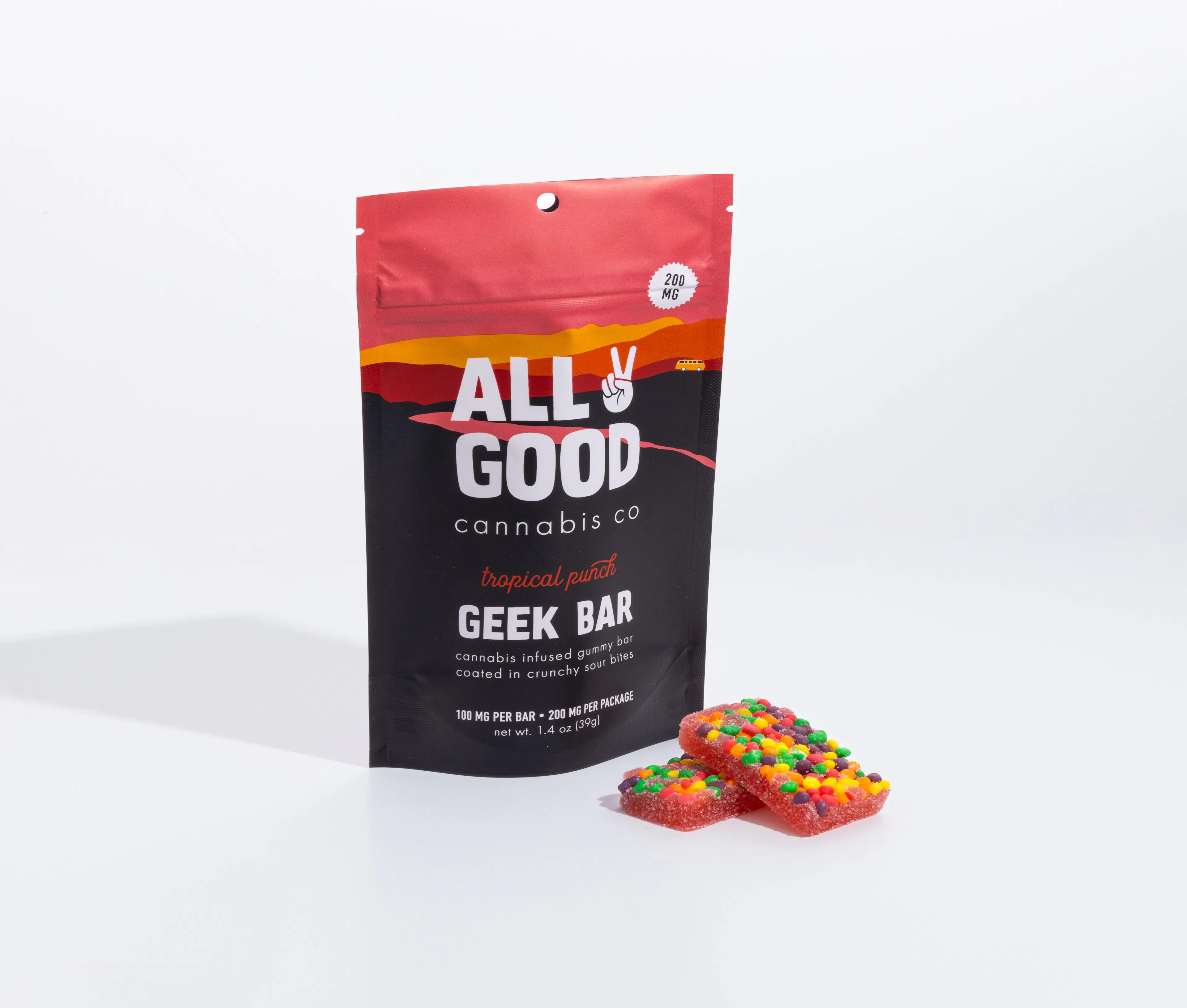 ALL GOOD CANNABIS CO. Tropical Punch Geek Bar | Gummy - 200MG - 200mg for Sale in Ironwood, MI | RiZE Dispensary ALL GOOD CANNABIS CO. Tropical Punch Geek Bar | Gummy - 200MG - 200mg for Sale in Ironwood, MI | RiZE Dispensary
