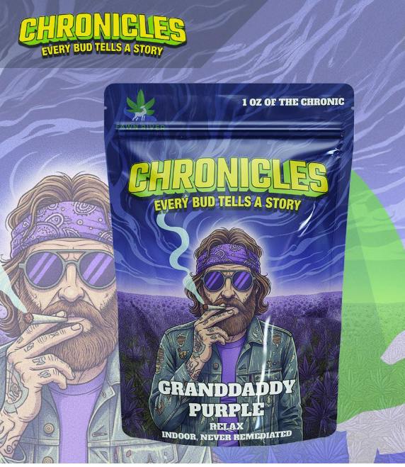 CHRONICSEUR FARMS – Grandaddy Purple | Flower - 14g for Sale in