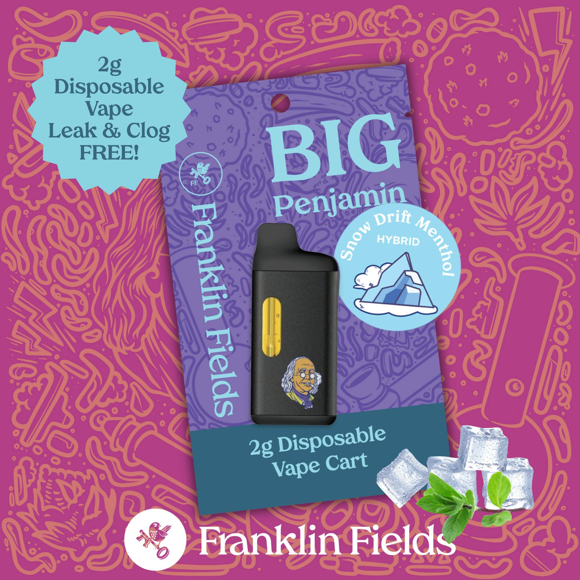 disposable menthol vape FRANKLIN FIELDS – Snowdrift | Distillate - 2g for Sale in Ironwood, MI HYDE IQ Rechargeable Flavor:Nectarine Vape Pods: How to