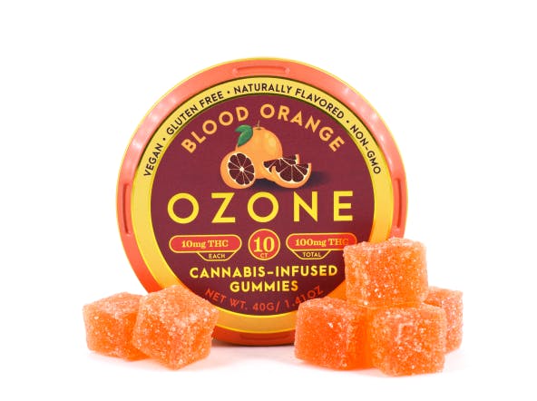 Shop Blood Orange Gummies - 10 Pack - 0.1g Edibles By Ozone ...