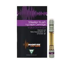 Master Kush Cartridge 1g Vaporizers Magnitude Aberdeen (Rec