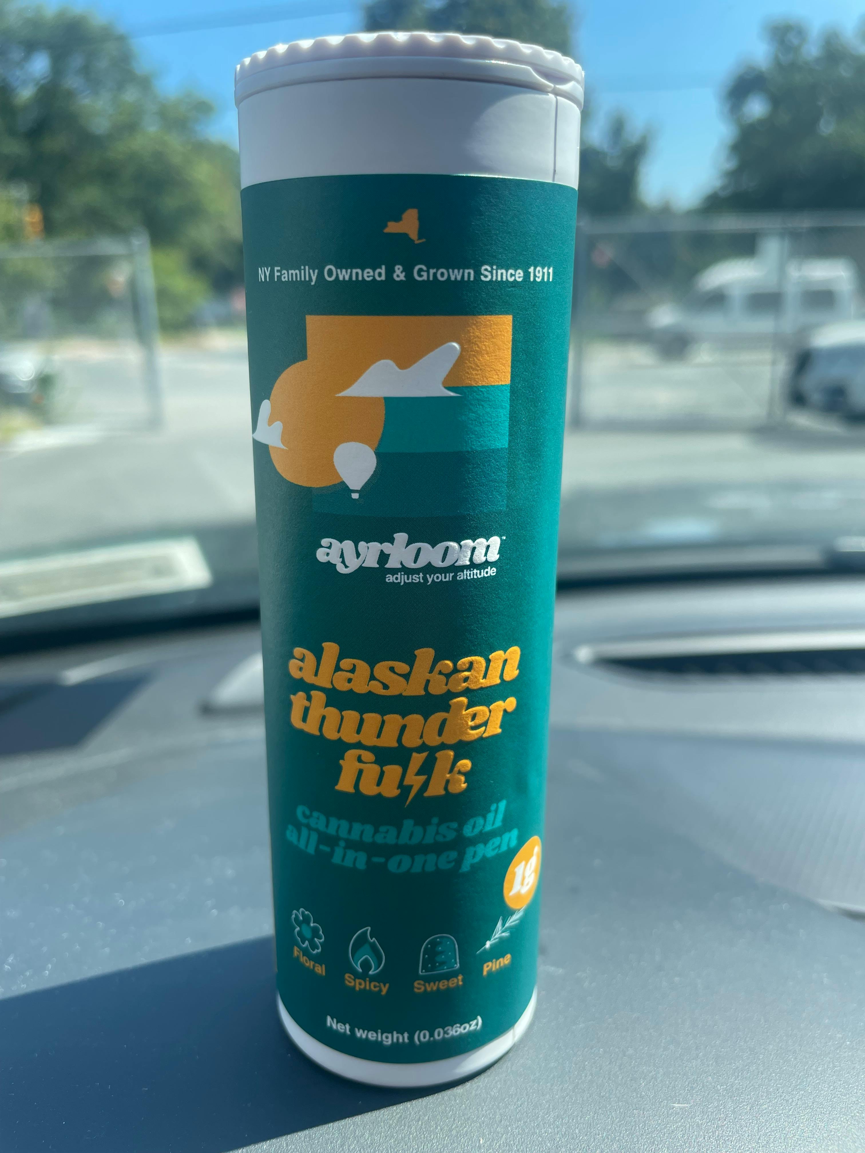 Shop Ayrloom - Alaskan Thunder Fuck - Vape AIO - .5g - 0.5g in New York  City