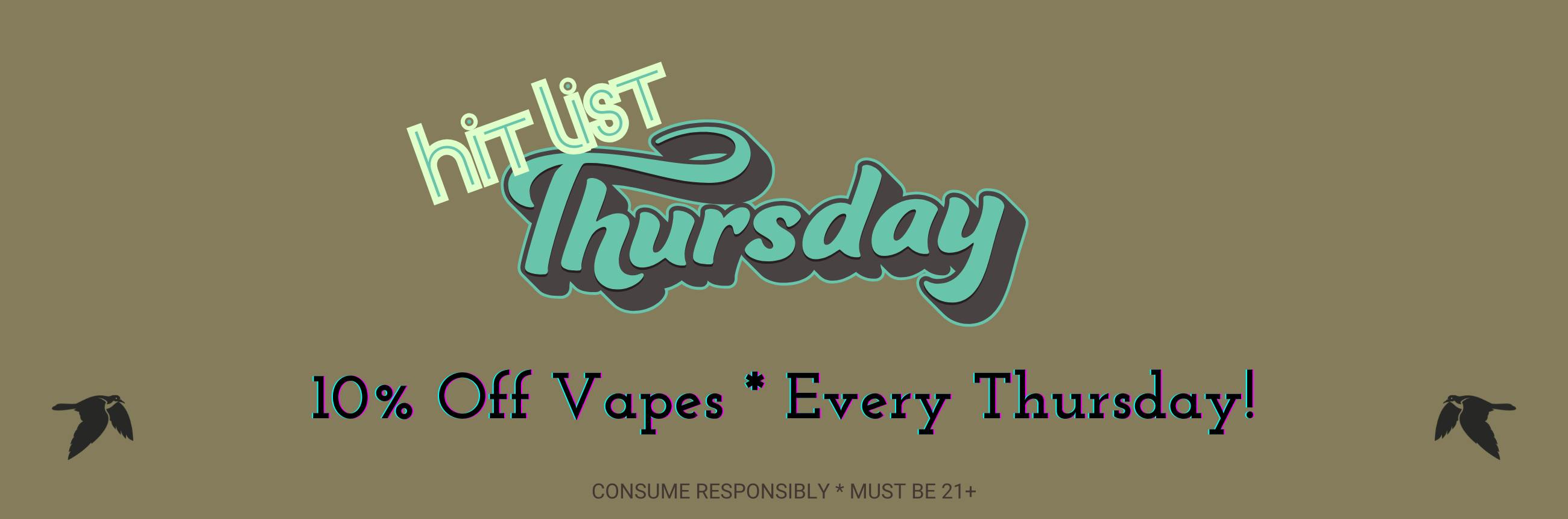 Hit List Thursdays