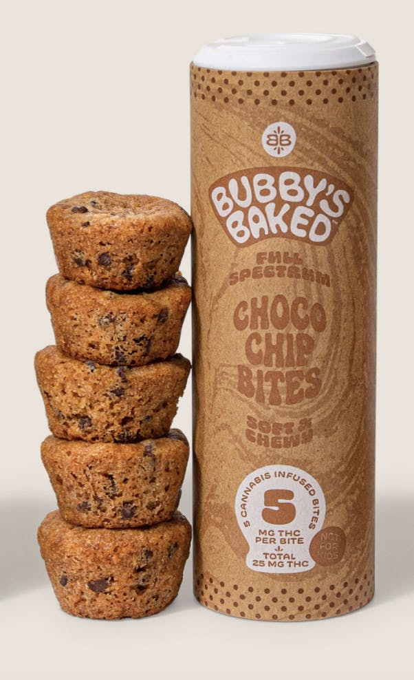 Bubby's Baked Goods - Choco Chip Bites - 0.025g | Edibles | Bubby's ...