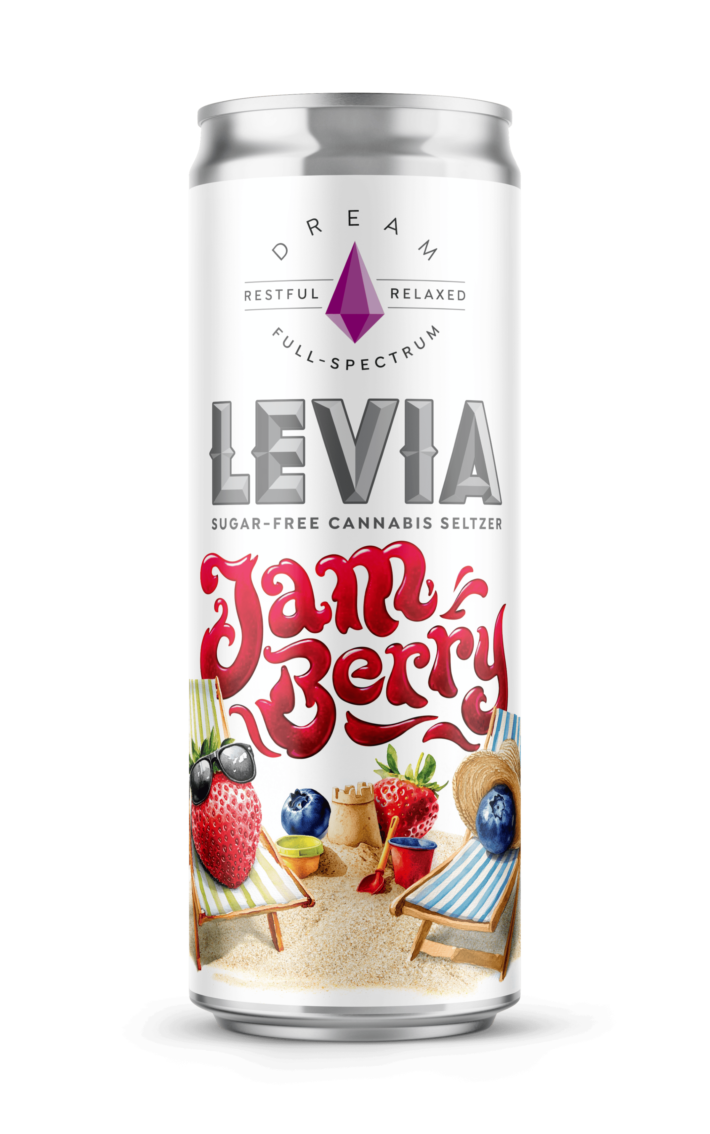Dream (Jam Berry) Seltzer - Levia - 5mg | Beverages | Levia