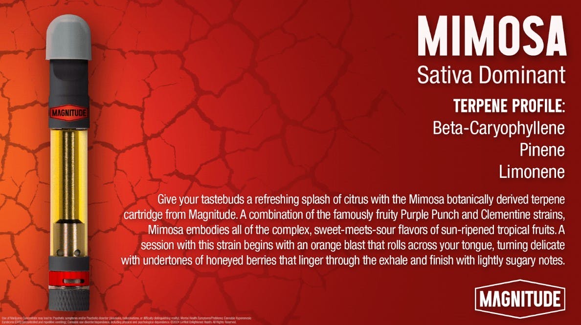 Mimosa | Vape Cart | 1g - 1g | Vaporizers | Magnitude