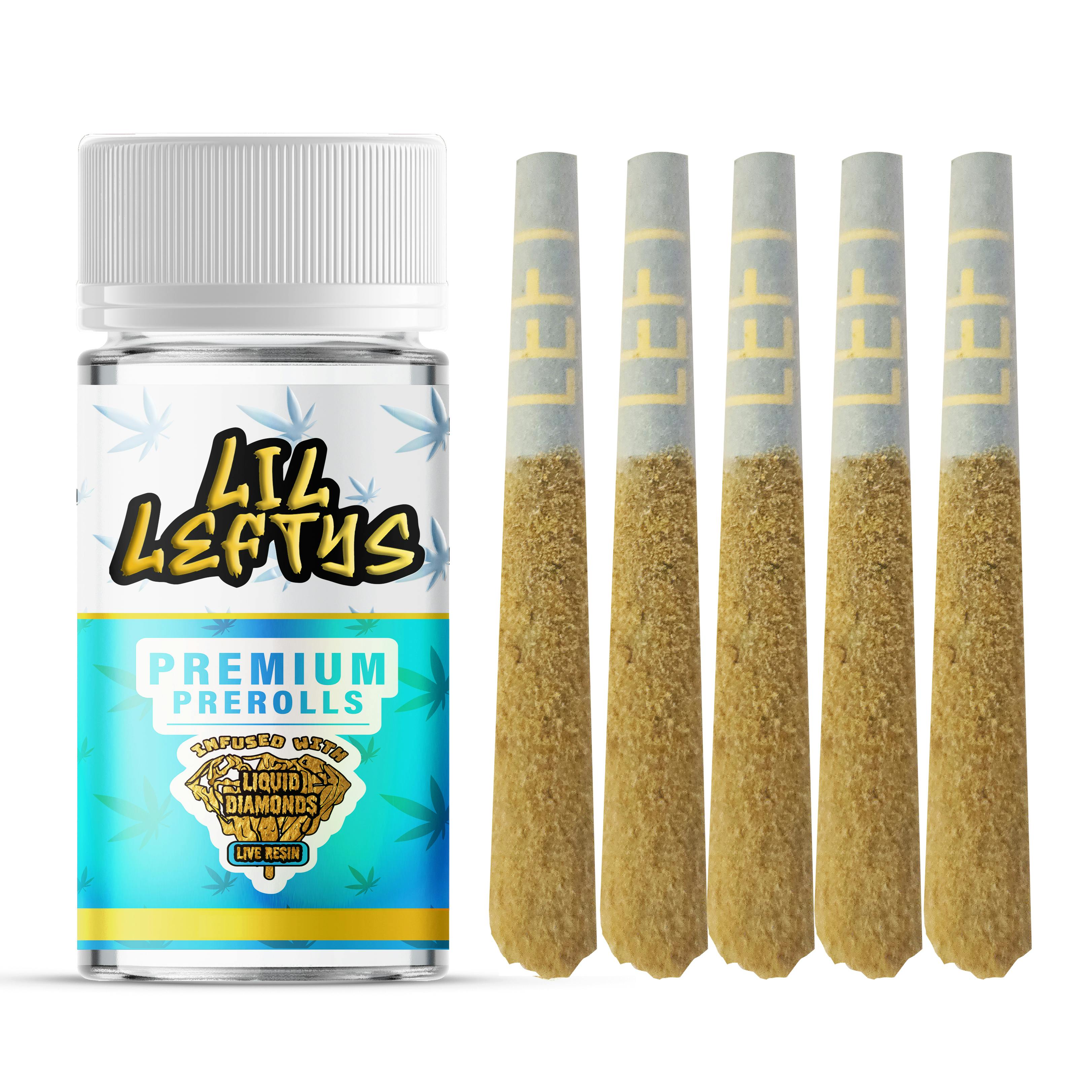 Shop Lil Leftys Maui Waui | Infused Pre-Rolls 0.75g 5 pack | 3.75g