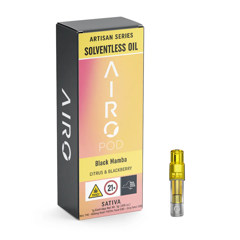 Shop Black Mamba | Solventless | 1g Pod | Artisan - 1g at Long Island's Best Recreational Dispensary | Happy Days Dispensary Shop Black Mamba | Solventless | 1g Pod | Artisan - 1g at Long Island's Best Recreational Dispensary | Happy Days Dispensary