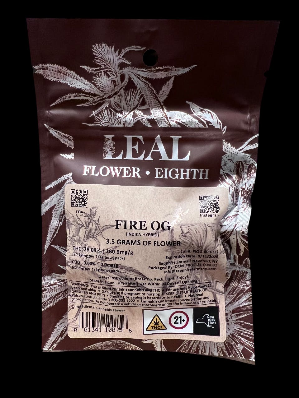 Shop Fire OG | 3.5g Flower - 3.5g at Long Island's Best