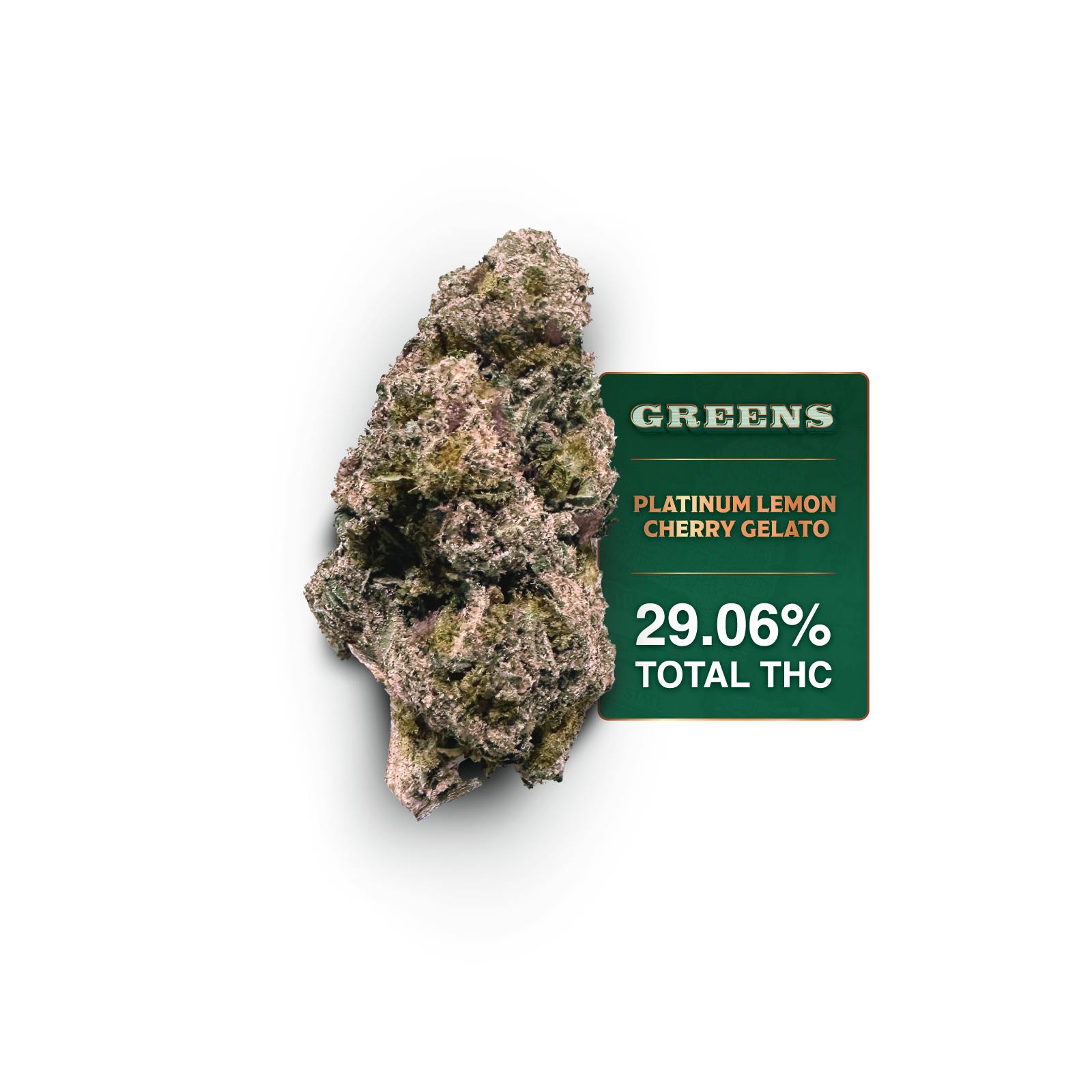 Shop Platinum Lemon Cherry Gelato (Greens) | 3.5g - 3.5g at Long