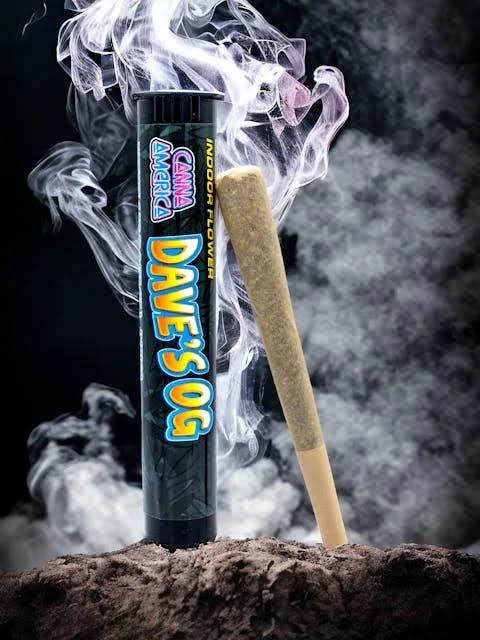 Canna America - Dave's OG - 1.3G - Pre Roll - 1.3g | Pre Rolls | Canna America | Packs OC (Rec) | 2840 South Croddy Way Santa Ana, CA 92704