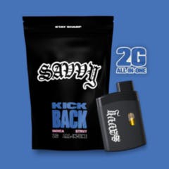 Savvy Strut - Kickback Rainbow Sherbet - AIO Disposable - 2g - 2g | Vapes |  Savvy | Daylite Cannabis