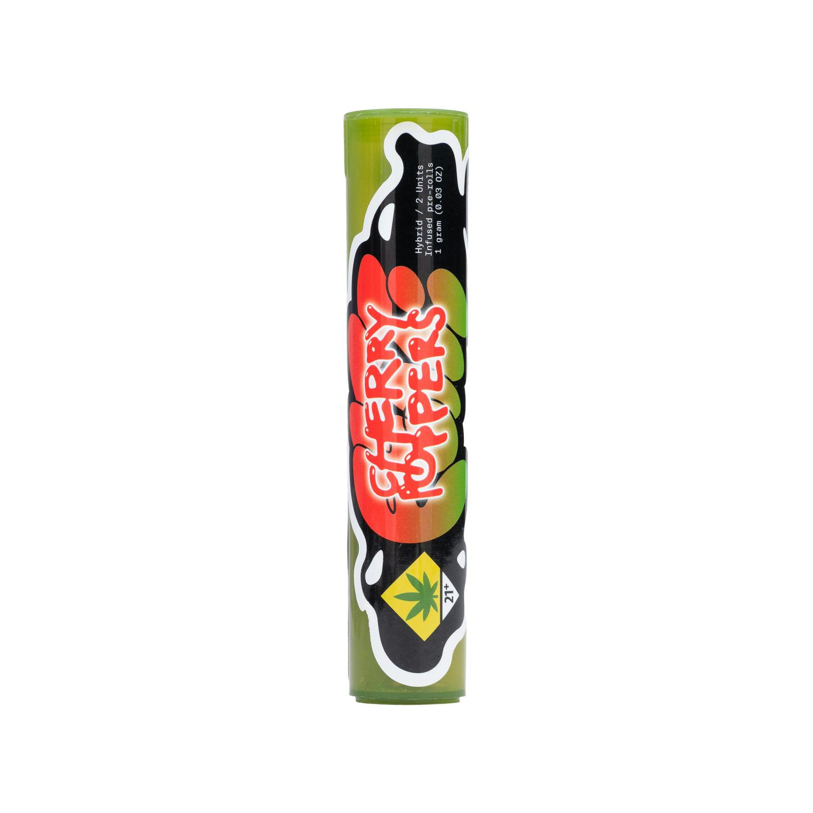 Cherry Poppers | Fetti .5 Gram THCa Infused Pre-Roll 2pk - 1g, Infused Pre  Rolls