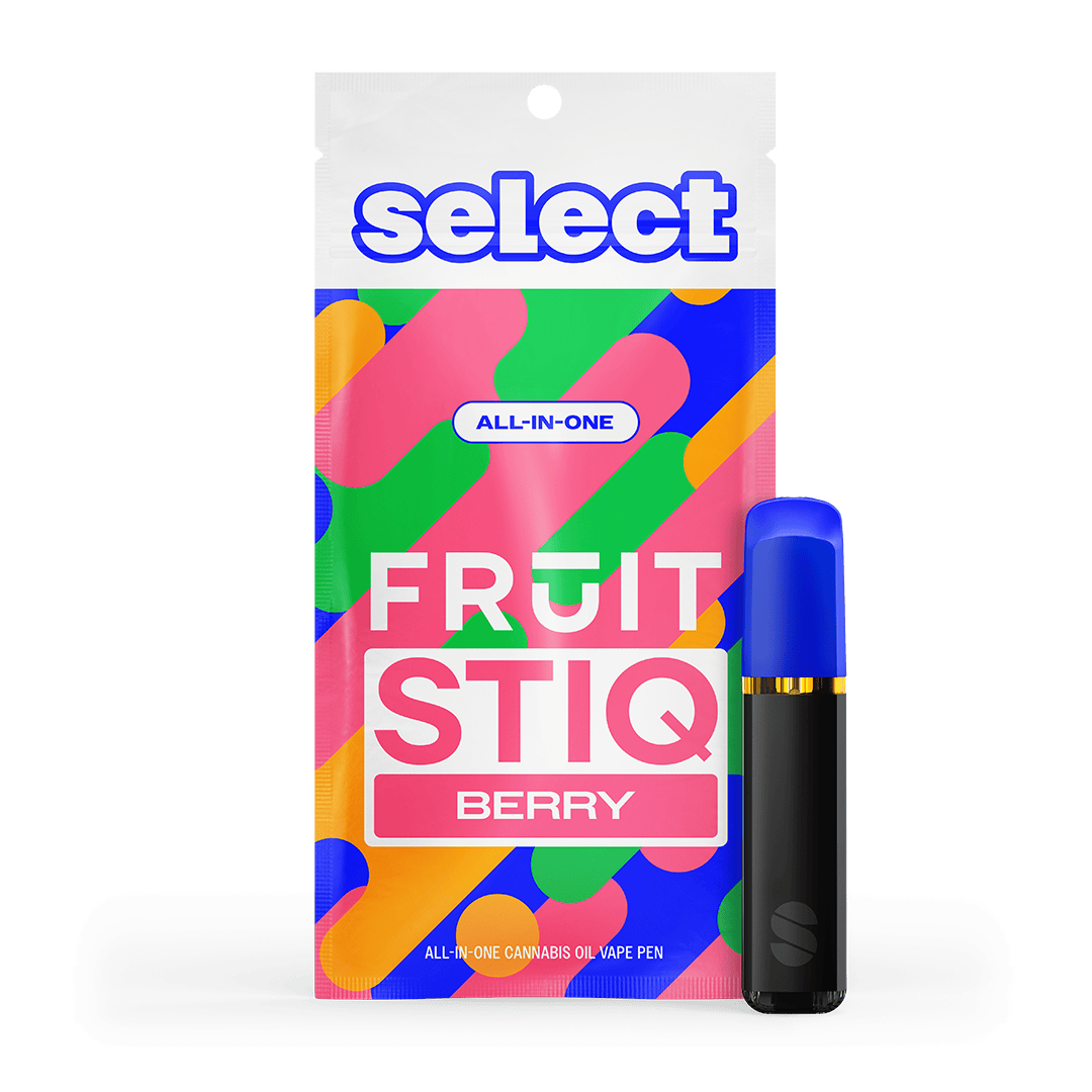 Select | Stiq | Sweet Strawberry | Indica | 1g Disposable Vape - 1g |  Vaporizers | Select | Premo Cannabis Company (Rec)