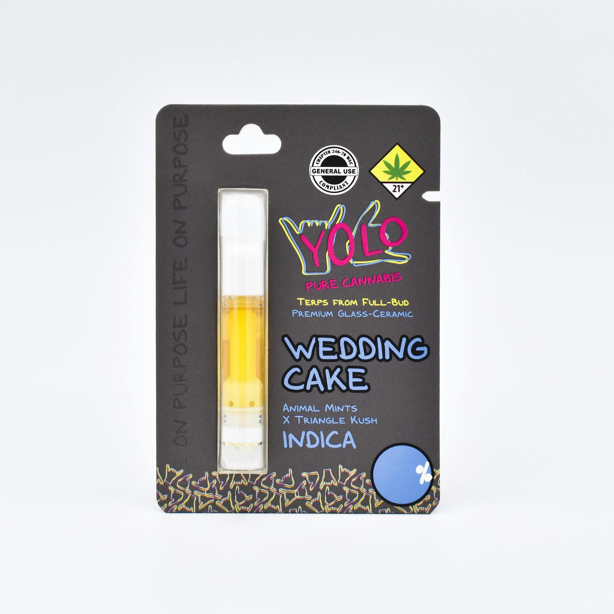 Wedding Cake Distillate Cartridge | Yolo - 1g, Vapes - Lux Pot