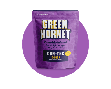 Green Hornet Goodnight Grape Gummies 100mg - 100mg | Edibles