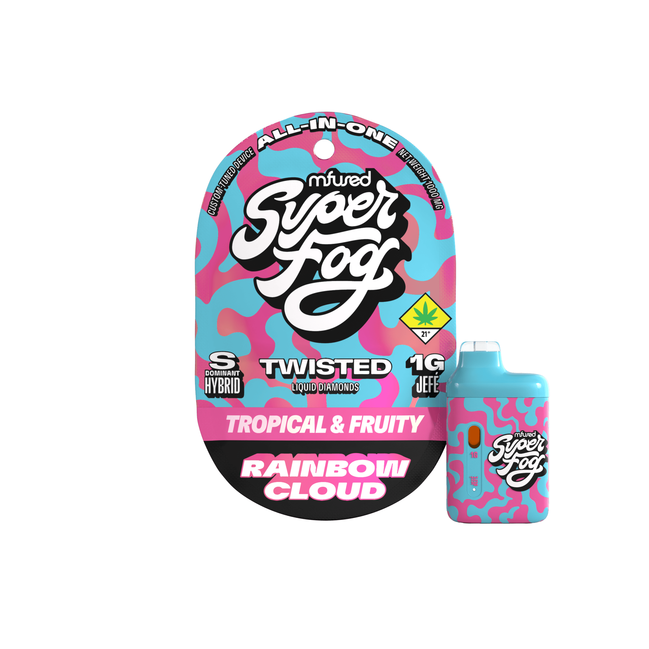 Cosmic Cosmos Super Fog Twisted Disposable | Mfused - 1g, Vapes