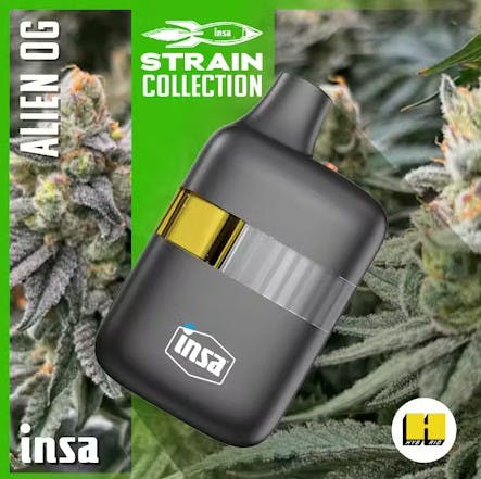 Alien OG | Disposable | 2g - 2g | Vaporizers | INSA | The Pass (Rec) | 1375  North Main Street Sheffield, MA 01257