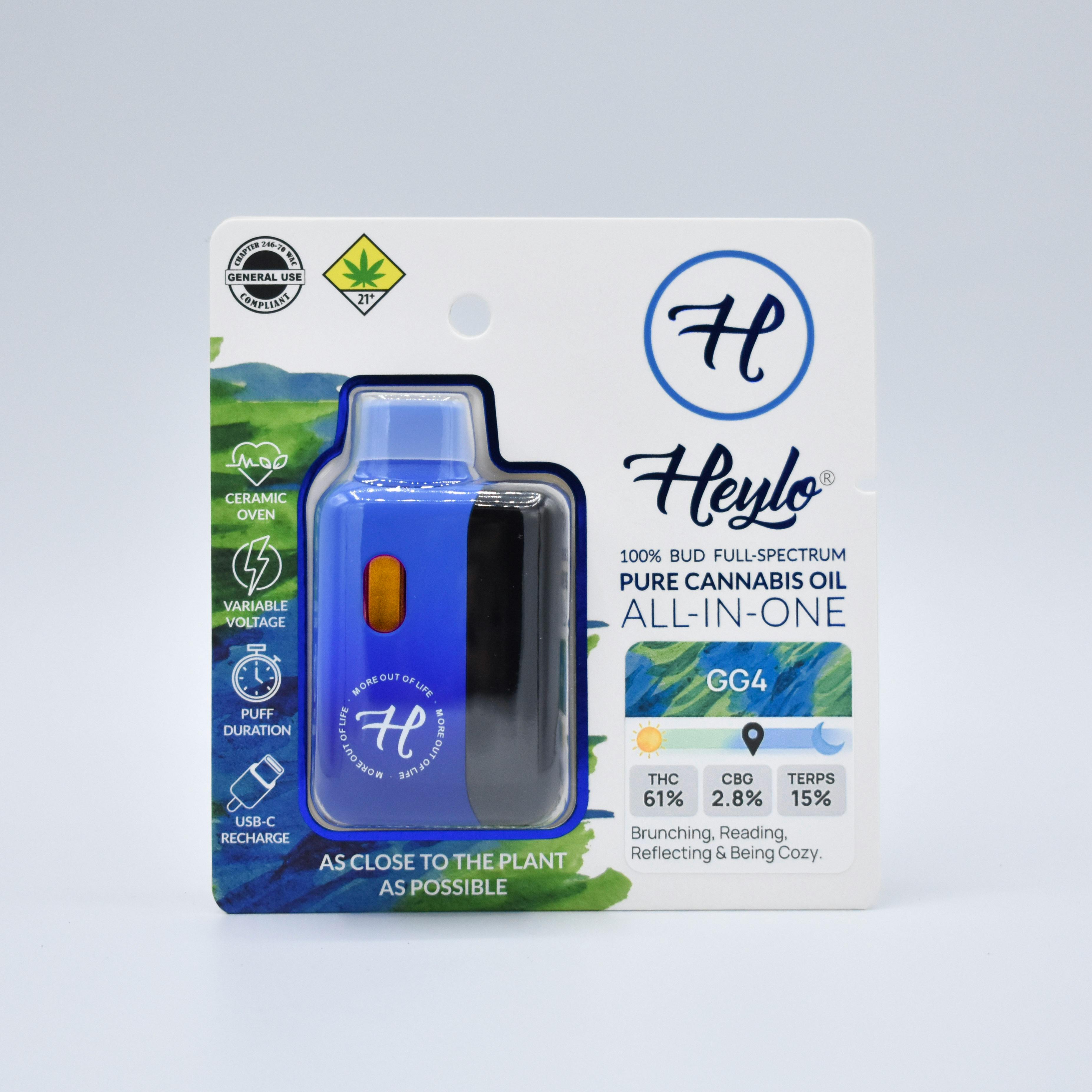 Garlic Berry CO2 Disposable | Heylo - 1g, Vapes