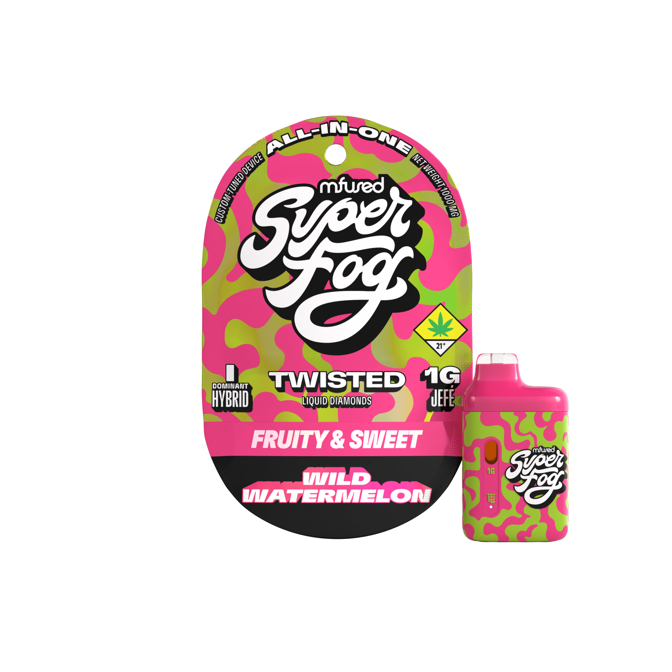 Turn Down CBN Vibes Super Fog Disposable | Mfused - 1g, Vapes