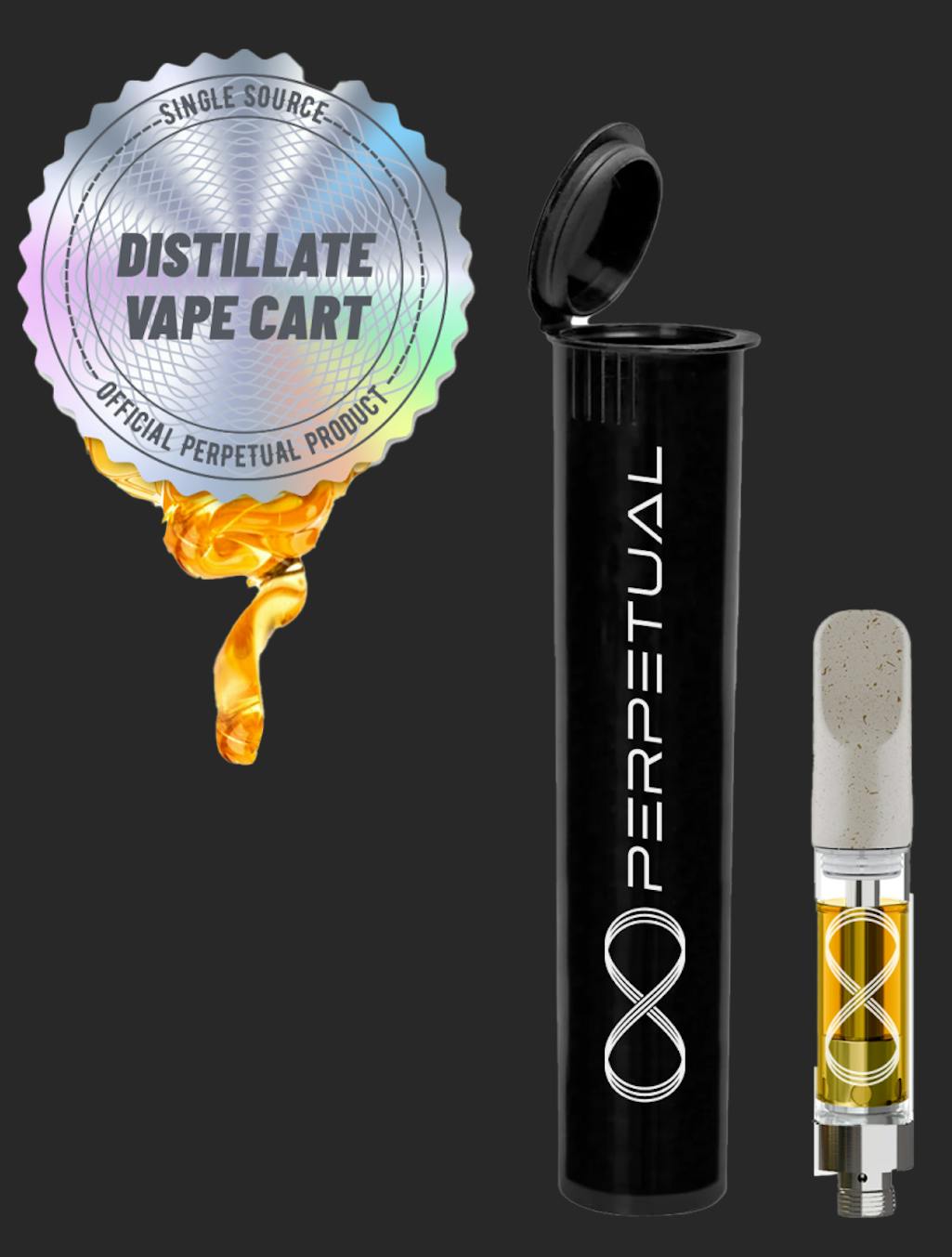 Shop Perpetual | Grand Daddy Purple 1g Distillate Cartridge - 1g in  Massachusetts | Sweetgrass Botanicals
