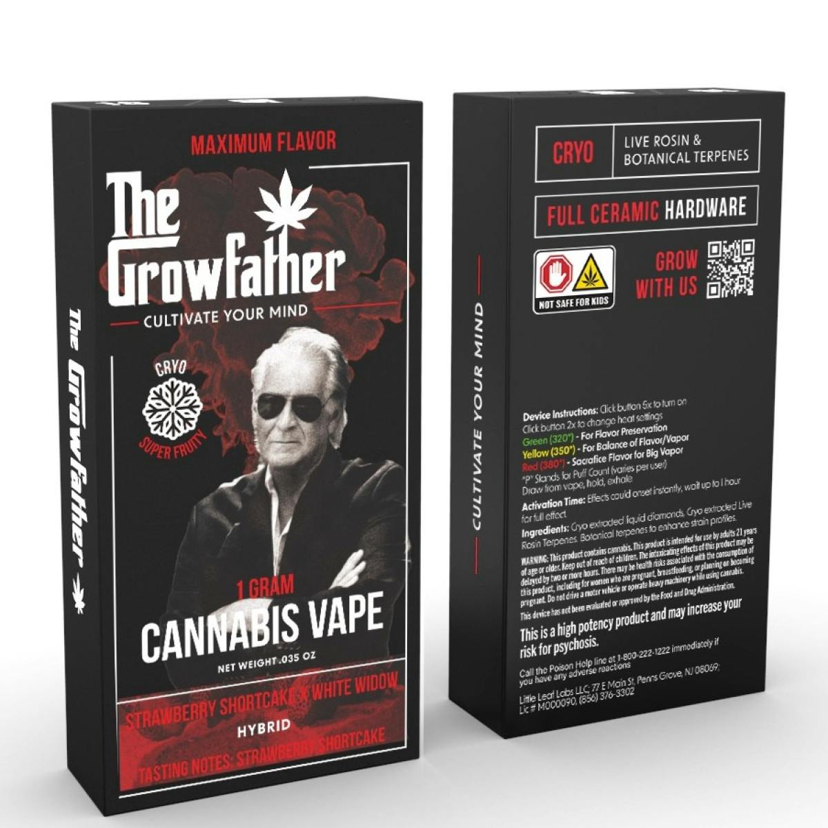 Growfather - Apple Fritter - Cold Pressed - Live Rosin Terpenes  Disposable  - 2g - 2g | Vapes | Growfather | Daylite Cannabis | 1136 New Jersey 73  Mount Laurel Township, NJ 08054
