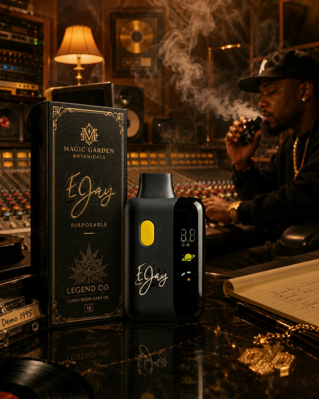 hash oil vape juice Classic Smooth Menthol eLiquid main image 1