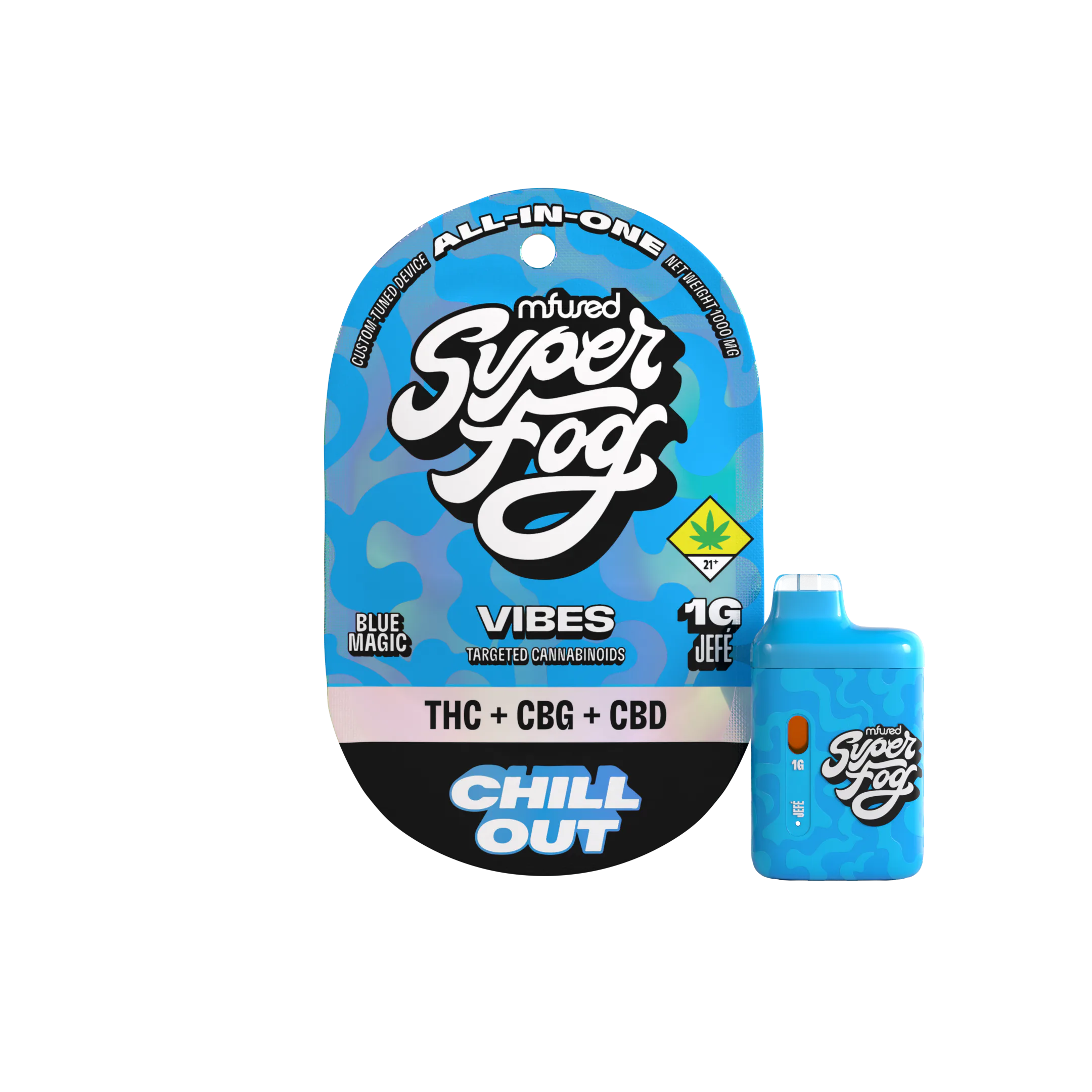 Chill Out CBG Vibes Super Fog Disposable | Mfused - 1g, Vapes - Lux Pot Shop Lake City Chill Out CBG Vibes Super Fog Disposable | Mfused - 1g, Vapes - Lux Pot Shop Lake City