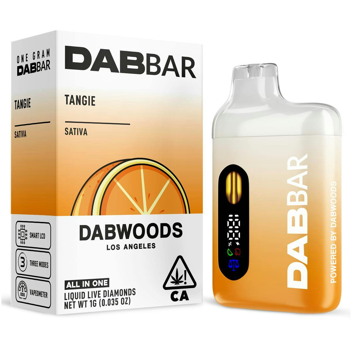 Shop Dabwoods | DabBar | Tangie | Sativa | Liquid Live Diamonds All-In-One  | 1g - 1g in Vista, CA
