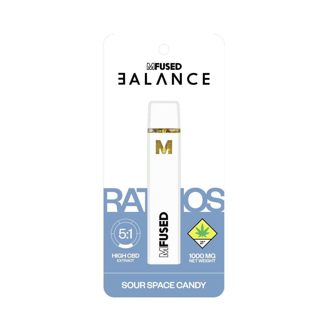 Balance Ratios Sour Space Candy CBD 5:1 Disposable | Mfused - 1g, Vapes