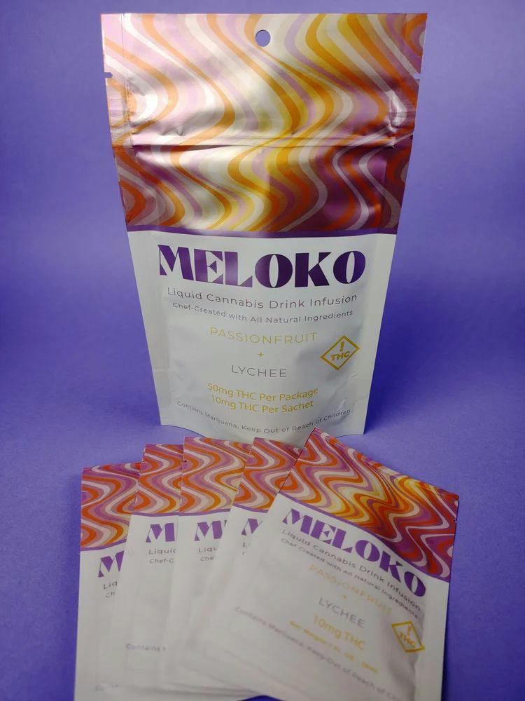 Meloko - Raspberry Basil Lemon - 50mg (Five - 10mg Servings) REC