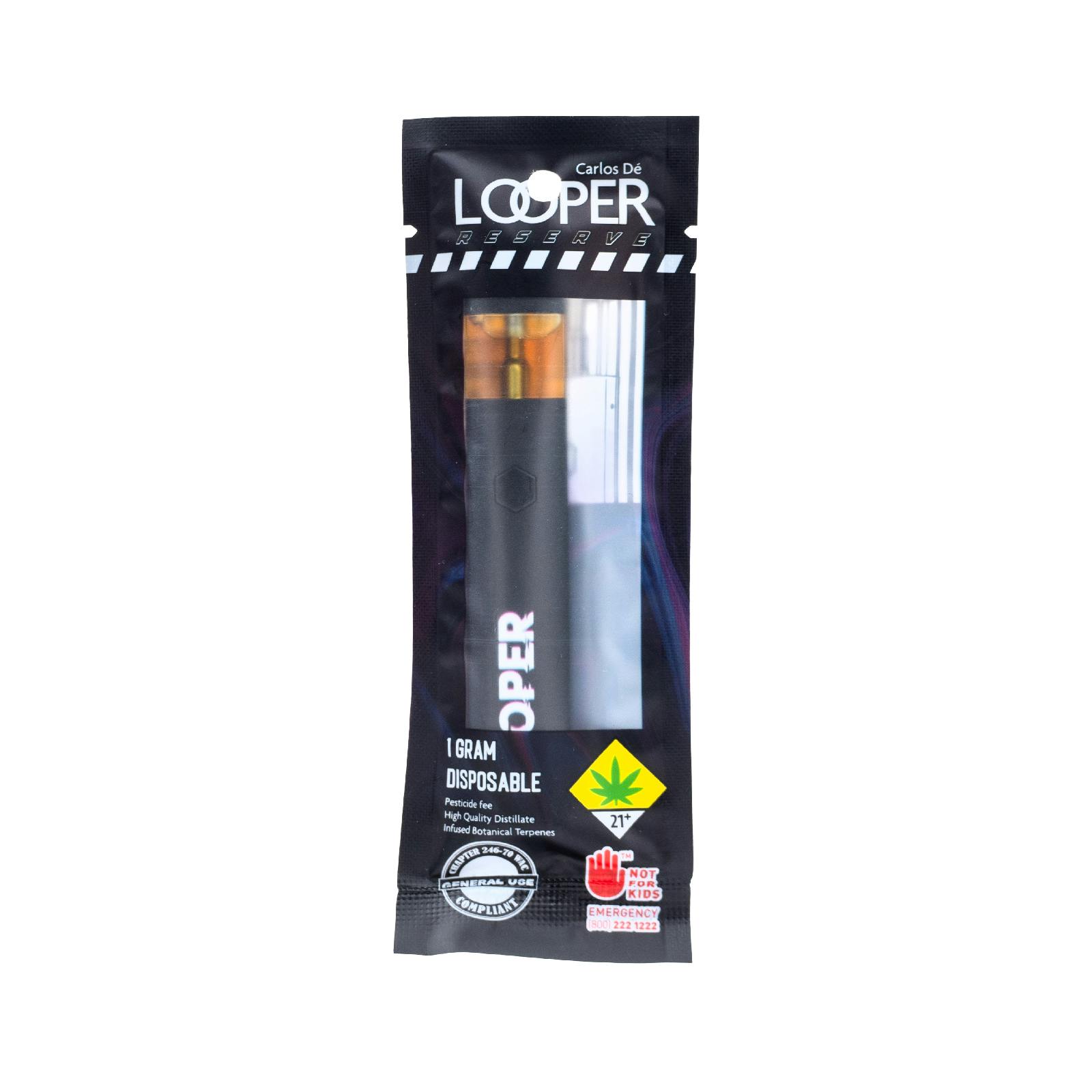 looper disposable vape GG4 x Grape Haze Distillate Disposable | Looper - 1g, Vapes