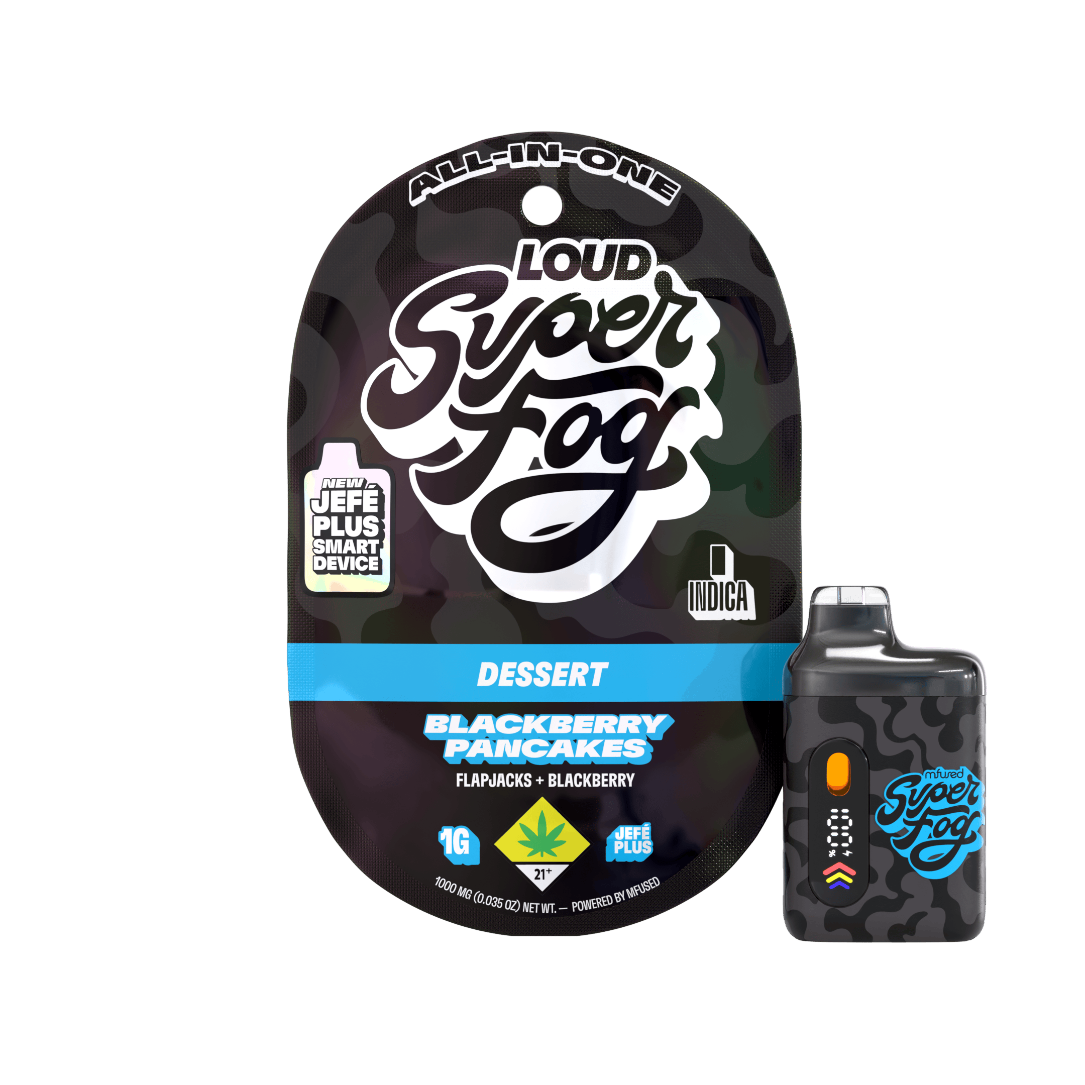 Turn Up CBG Vibes Super Fog Disposable | Mfused - 1g, Vapes - Lux