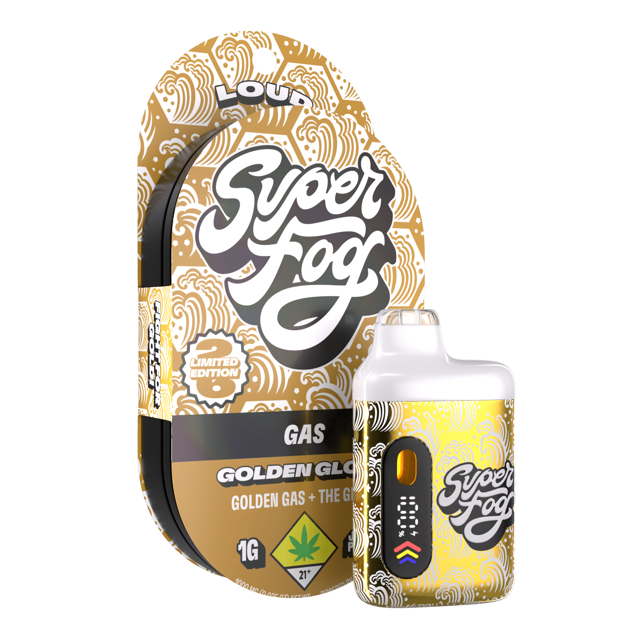 Golden Glove Super Fog Loud Disposable | Mfused - 1g, Vapes - Lux