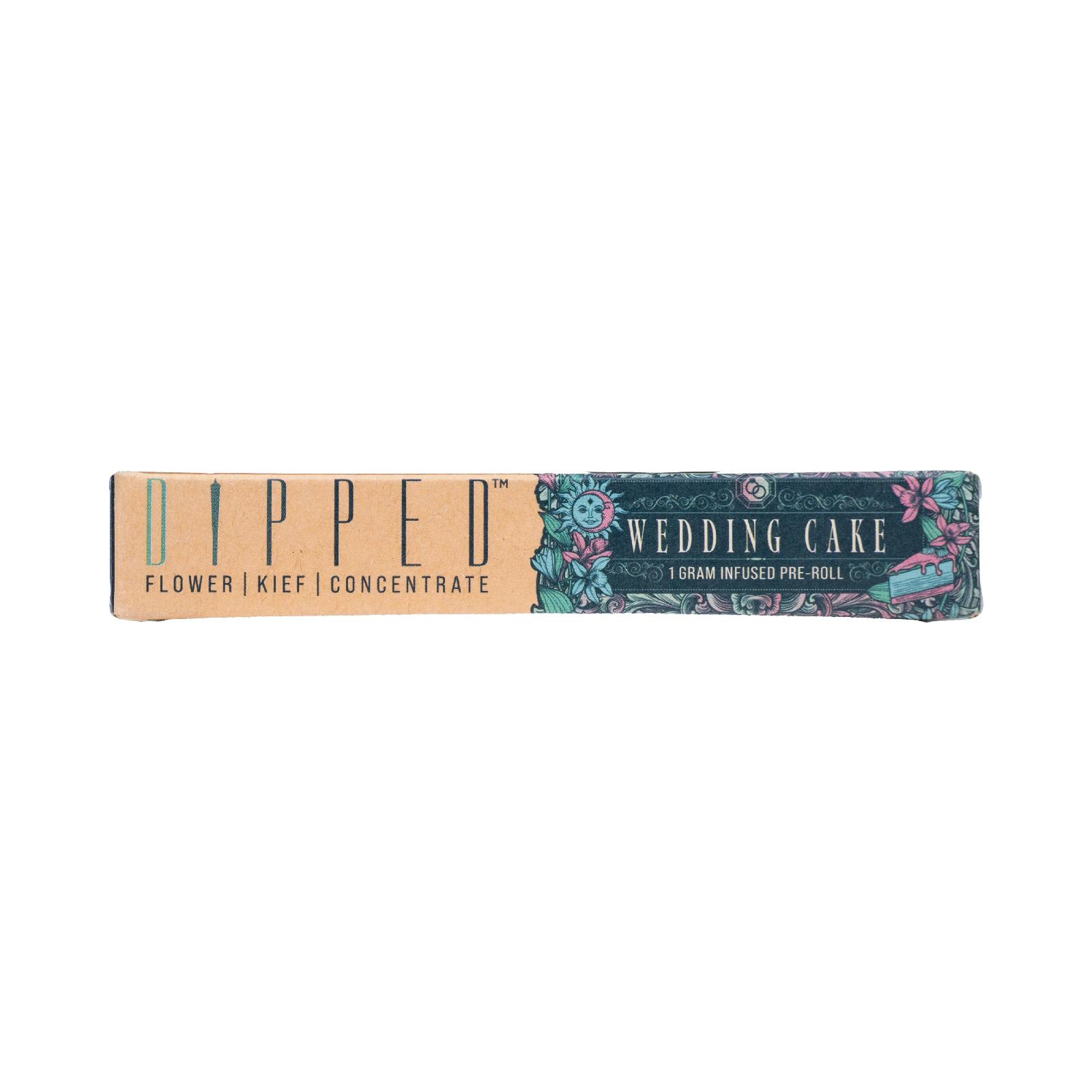 Wedding Cake | Dipped Distillate Infused Pre-Roll - 1g, Infused
