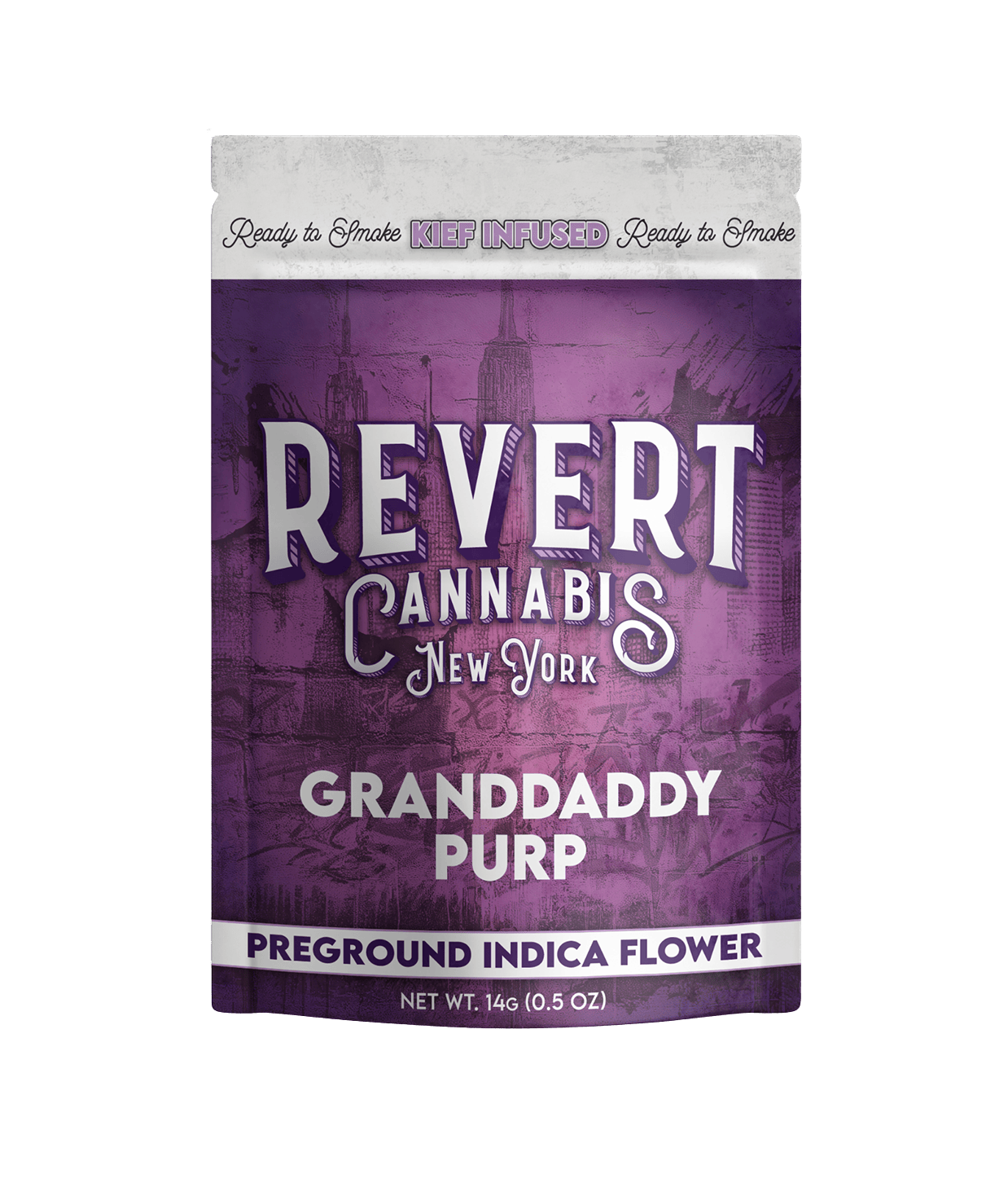 Revert | Bubba Kush Pre-ground Kief Infused Flower 14g - 14g