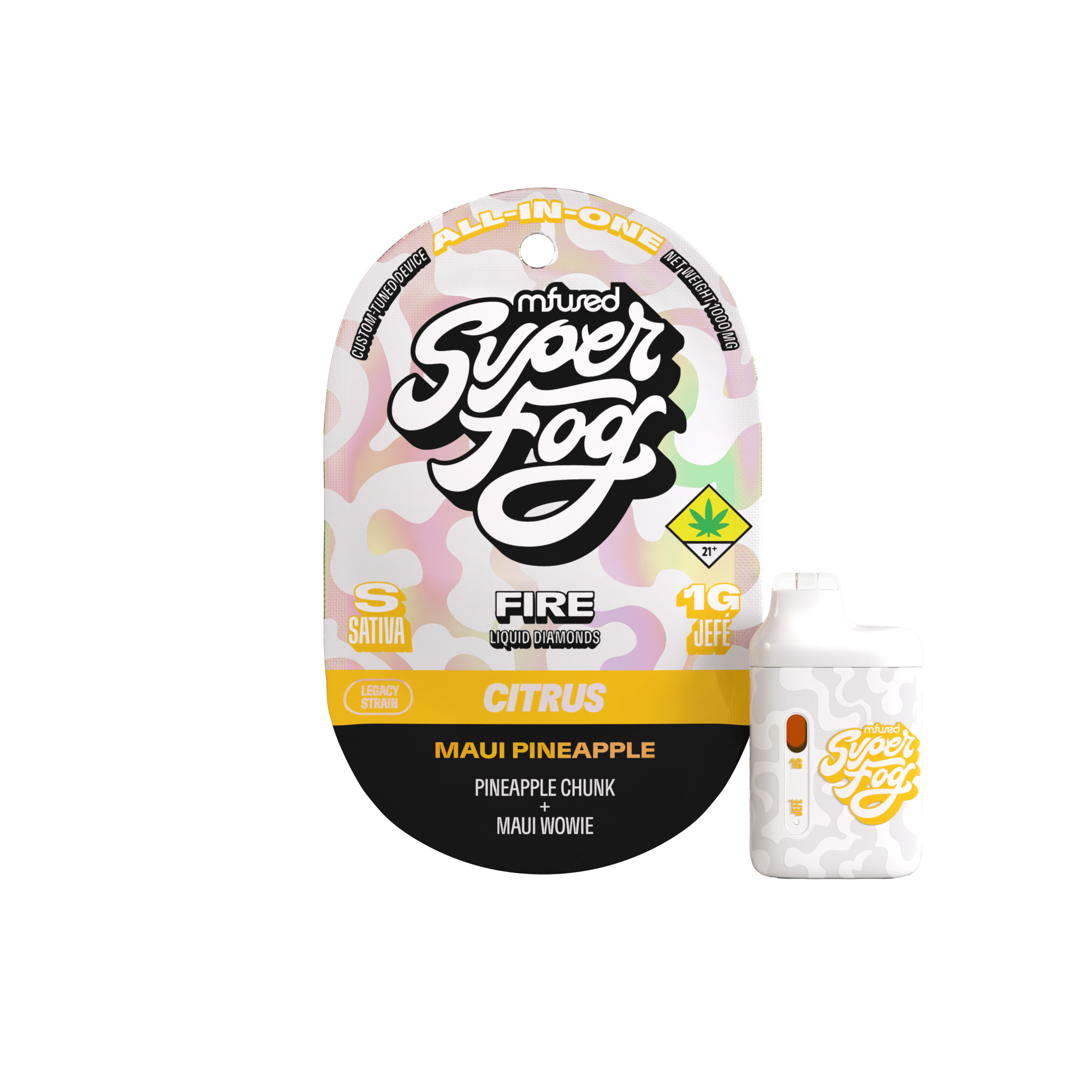 Lemon Loopz Super Fog Twisted Disposable | Mfused - 1g, Vapes