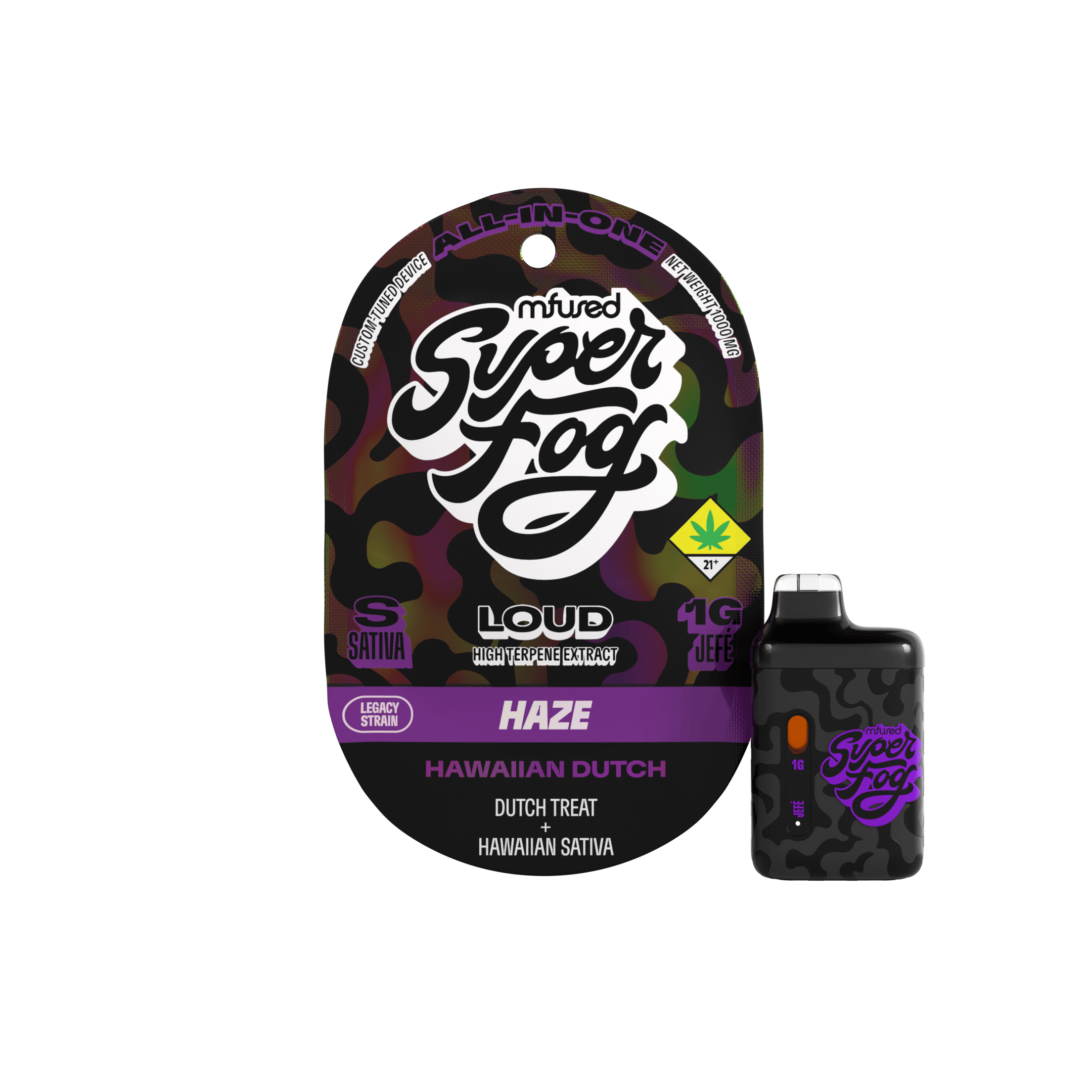 Hawaiian Dutch Super Fog Loud Disposable | Mfused - 1g, Vapes