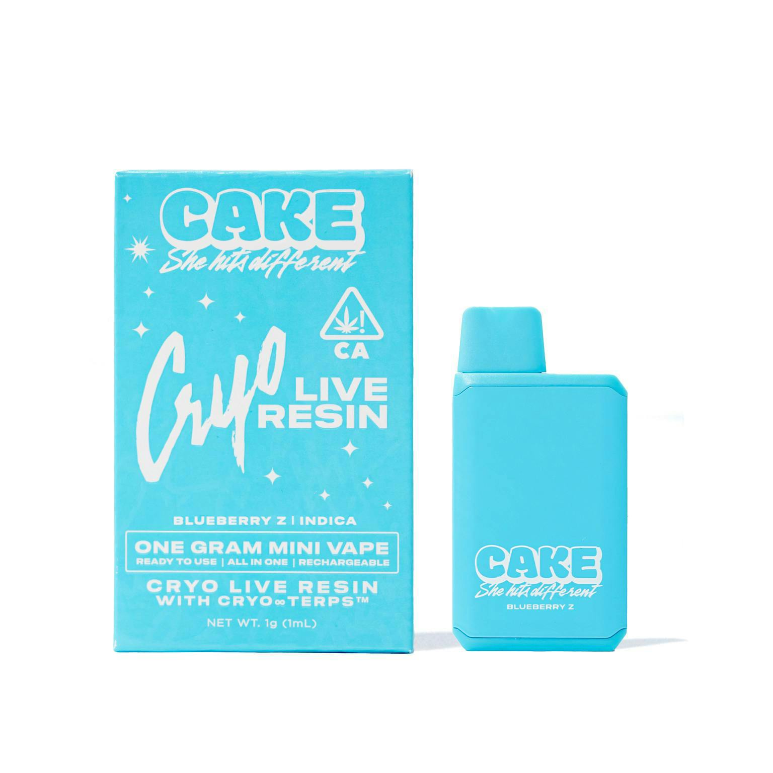Cake Blueberry Z Live Resin All In One 1000mg