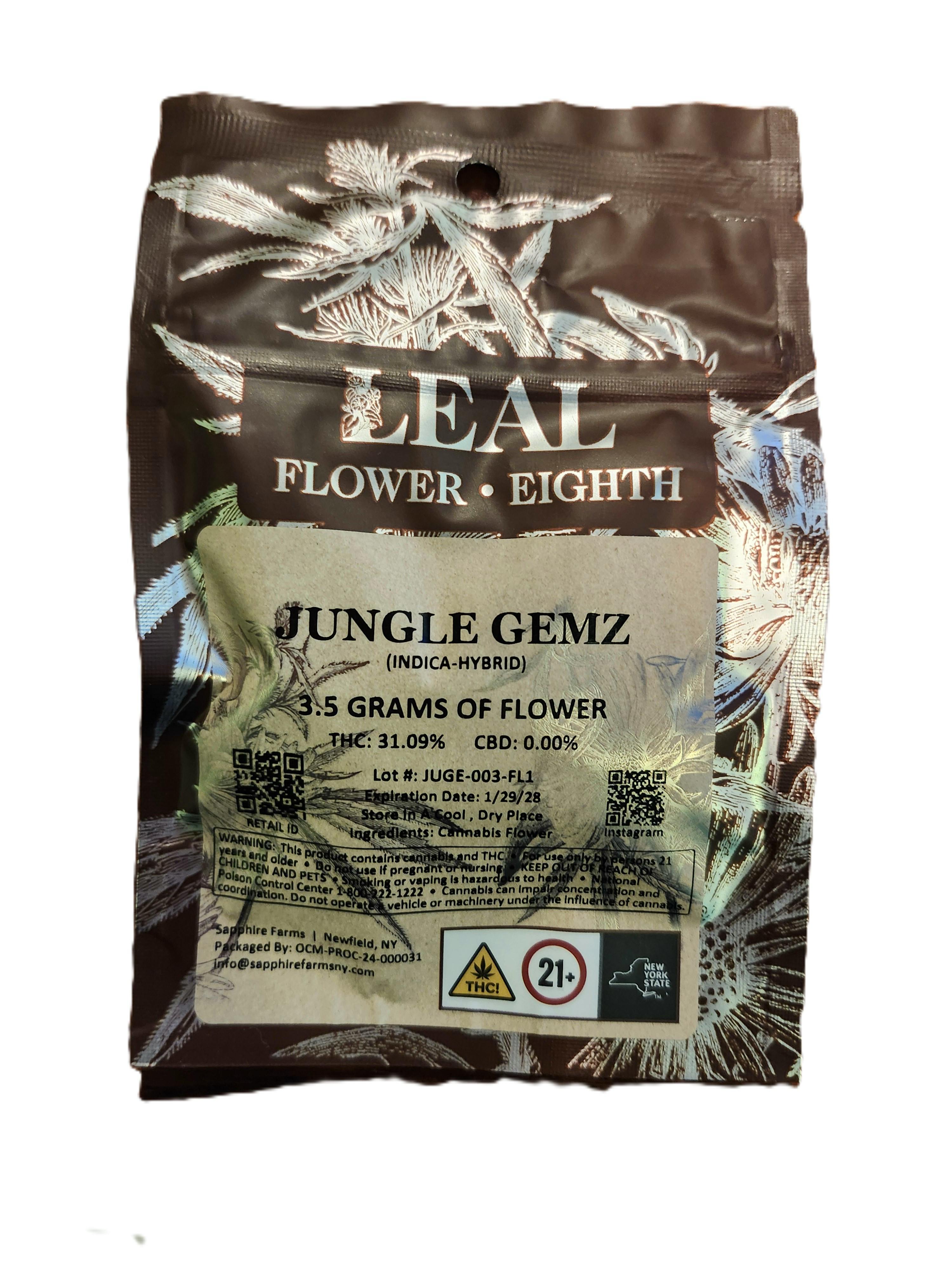 リンパインピーダンスII Jungle Gemz | 3.5g | Indica Dom. Hybrid - 3.5g | Flower | Leal
