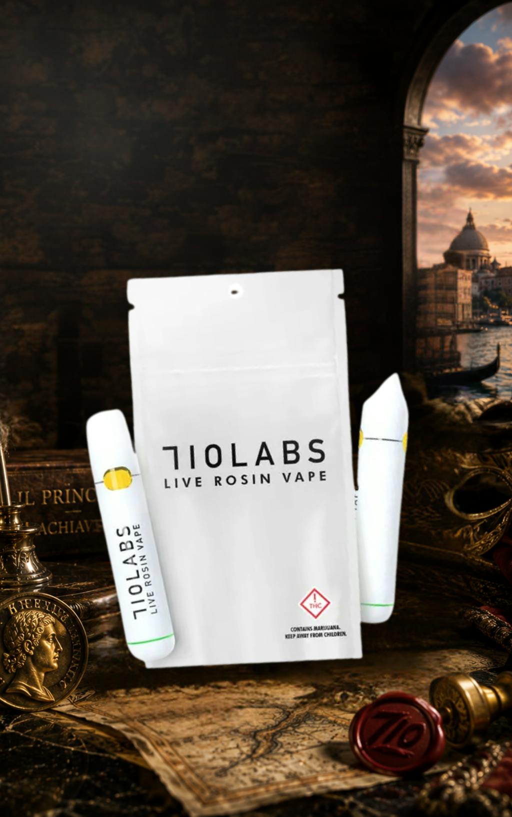 710 disposable vape - Live Rosin - 1g - LunarZ - - 1g | Vaporizers | 710 Labs | Plantopia Dispensary (Rec) E-Liquids / Salt Nicotine Colour:Rainbow Orange Mint Geek Bar